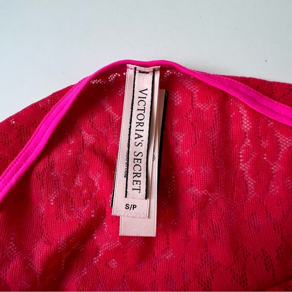 Victoria's Secret VTG Extra Low Rise Mesh Hiphugger Panty Red Leopard Small NEW - Picture 4 of 4